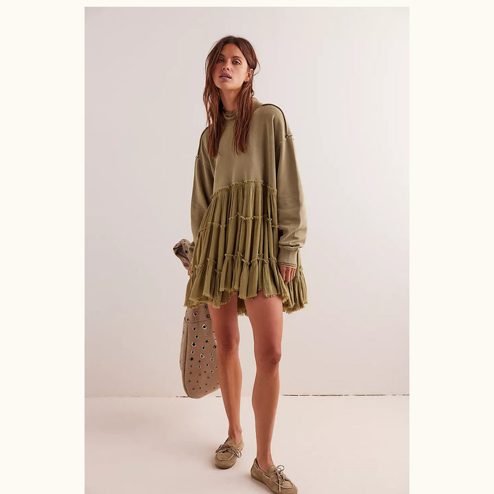 Free People We The Free Pixie Sweatshirt Mini Dress
