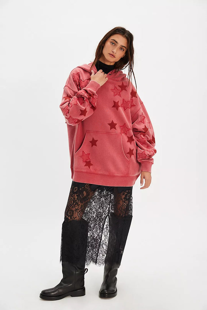 Free People We The Free Cosmic Comfort Sweatshirt Hoodie Top