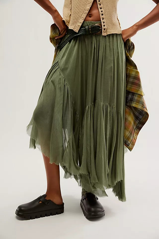 Free People FP One Clover Midi Skirt