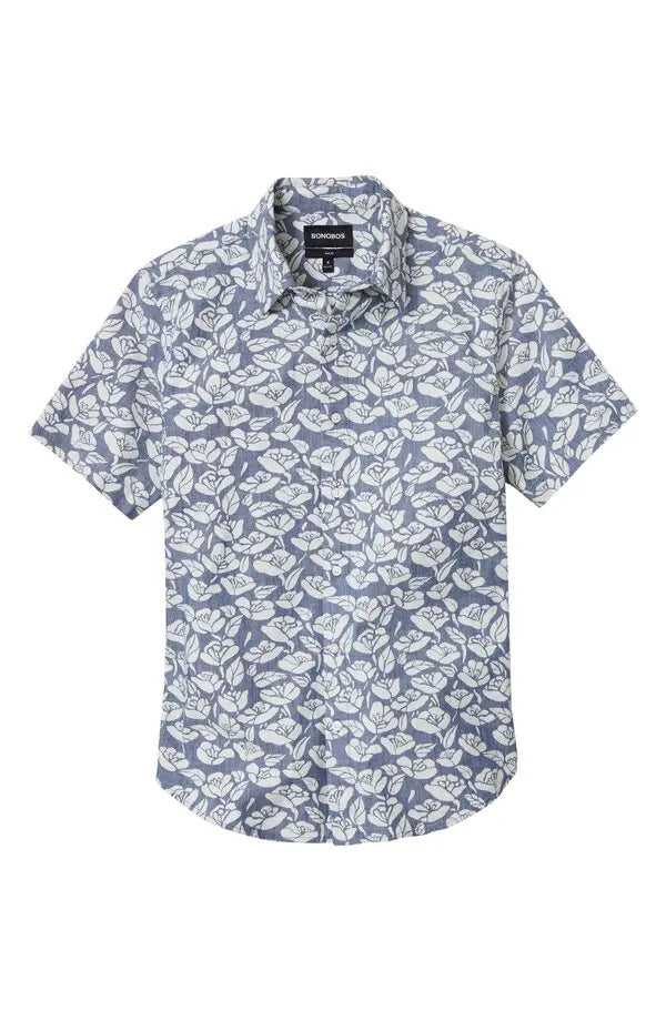 Bonobos Stretch Riviera Short Sleeve Men's Shirt