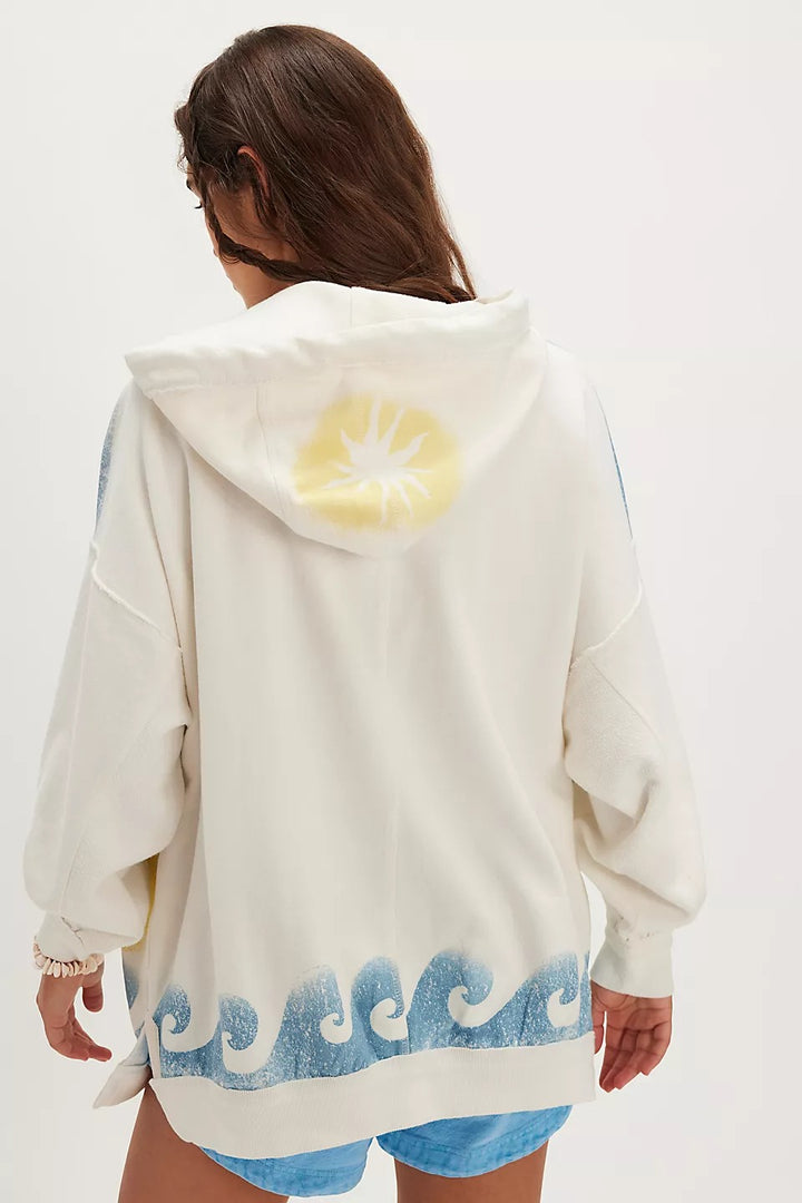 Free People We The Free Air It Out Hoodie Top