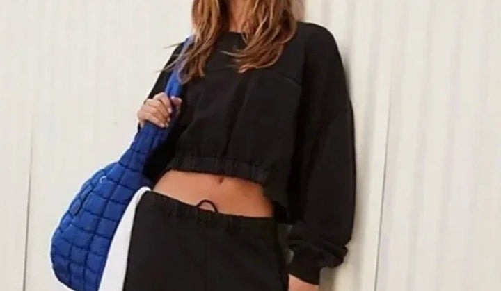 Free People FP Movement On Your Mark Pullover Sweatshirt Top
