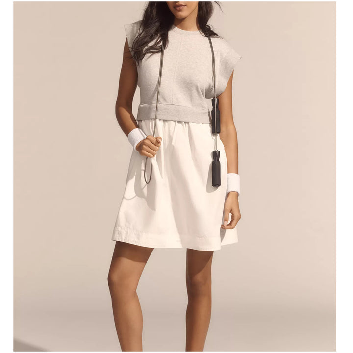 By Anthropologie Daily Practice Gardenia Babydoll Mini Dress