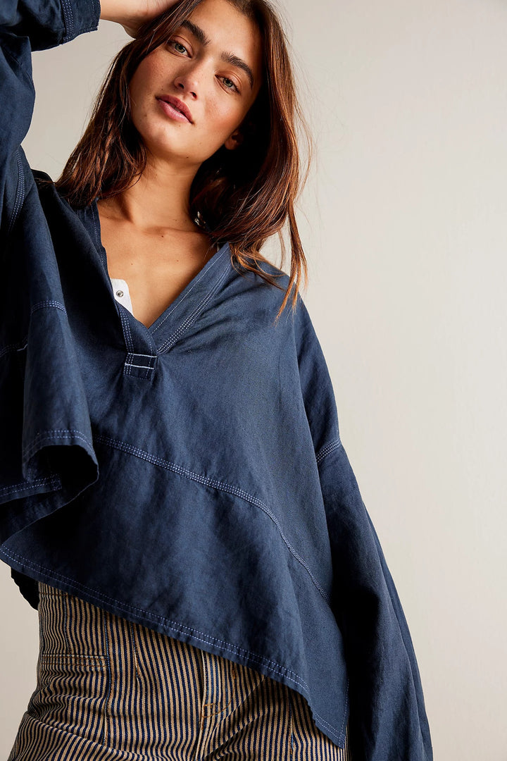 Free People We The Free Jude Soft Linen Shirt