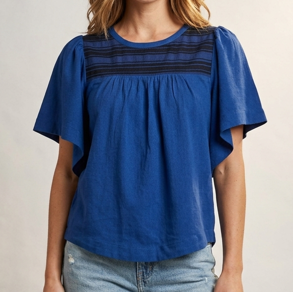 Urban Outfitters 蓝色粗花呢衬衫上衣 L