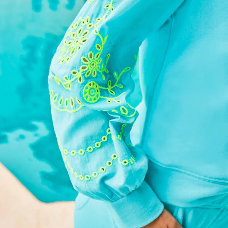Lilly Pulitzer Alla Terry Sweatshirt Top