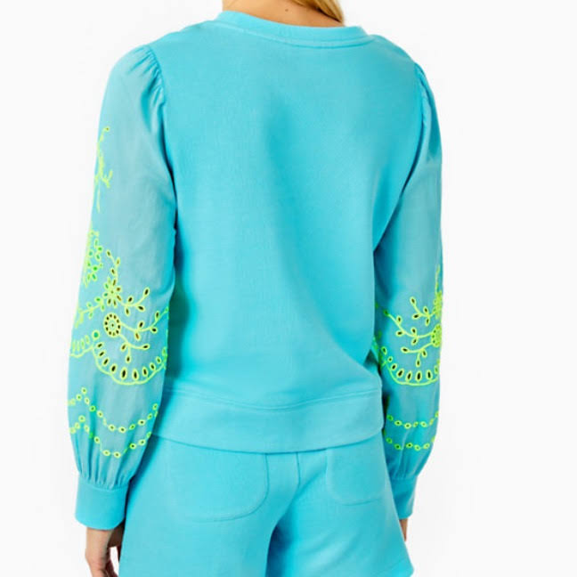 Lilly Pulitzer Alla Terry Sweatshirt Top
