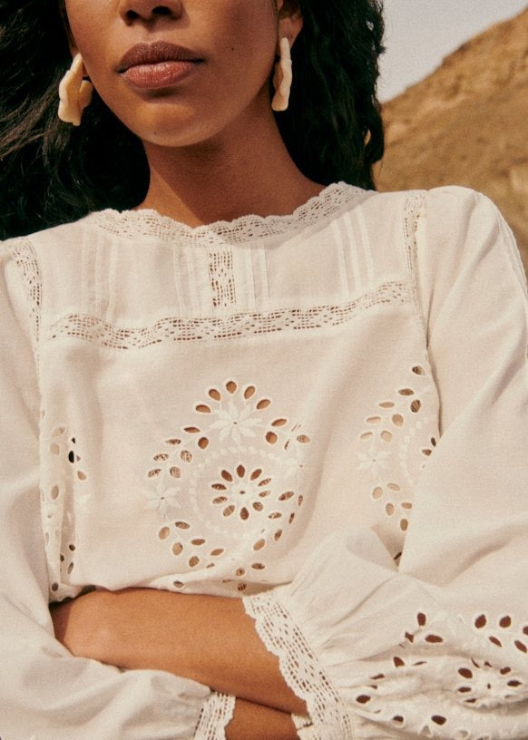 Sezane Enea Blouse Top