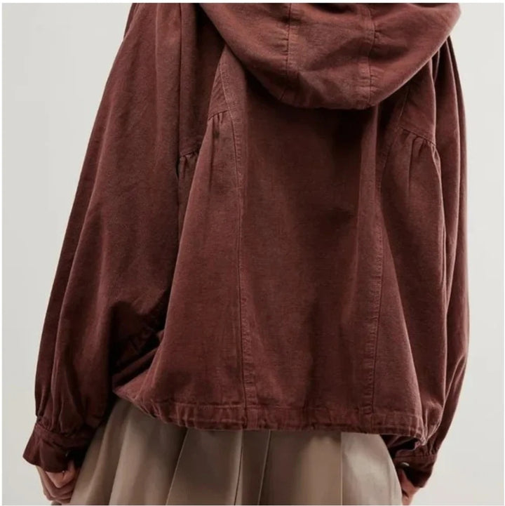 Free People Donny Anorak Utility Hoodie Jacket Top
