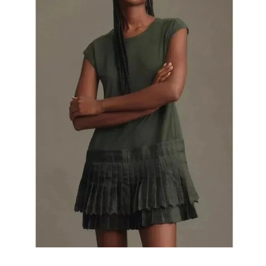Daily Practice by Anthropologie Solid Set Mini Dress