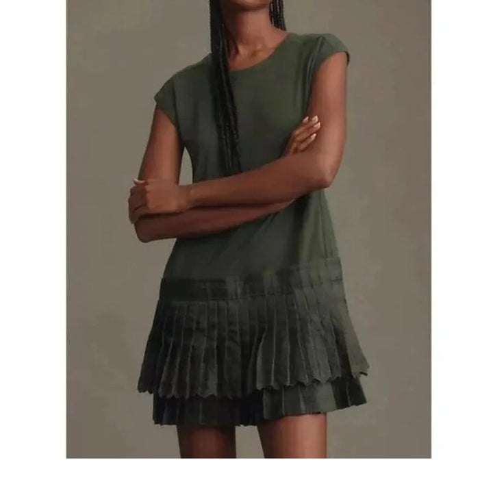 Daily Practice by Anthropologie Solid Set Mini Dress
