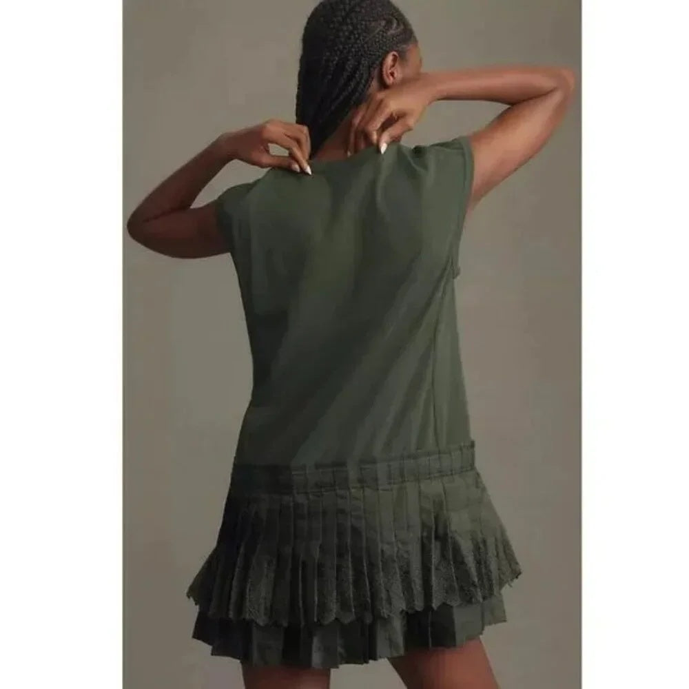 Daily Practice by Anthropologie Solid Set Mini Dress