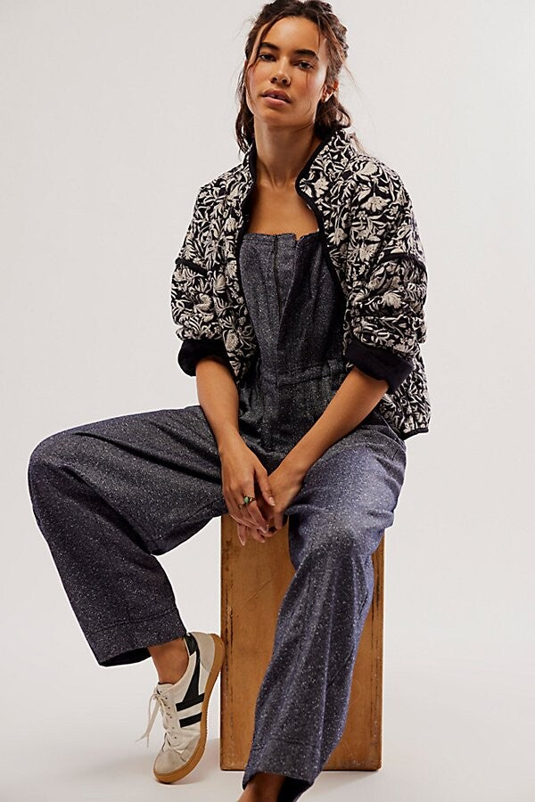 Free People Leonie Menswear One-Piece Jumpsuit