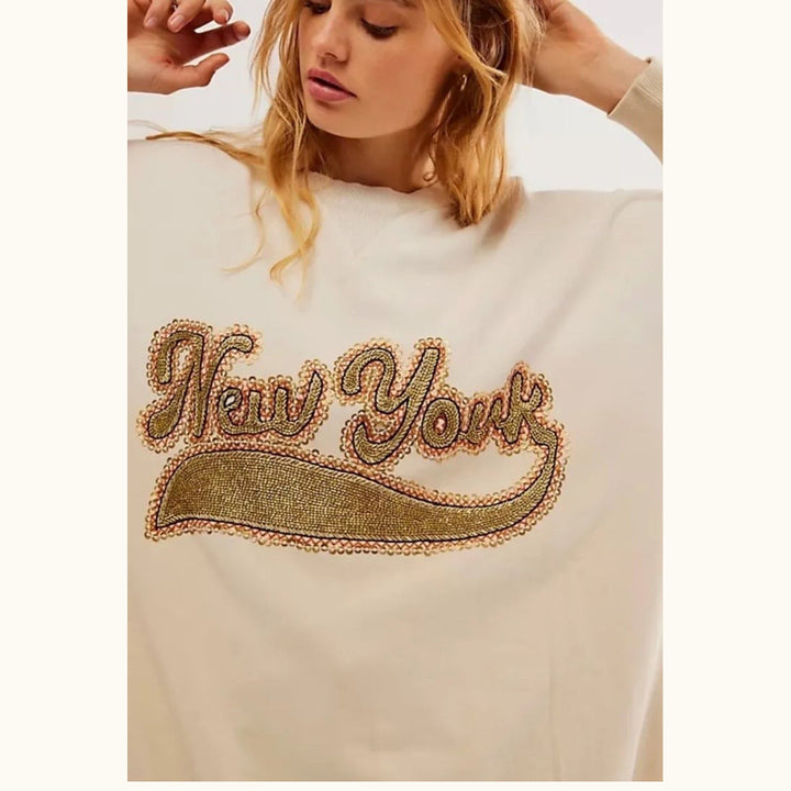 Free People Bali Drifter Sweatshirt Top