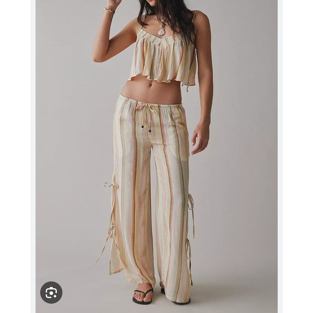 Urban Outfitters Out From Under Seaside Side-Tie Wide-Leg Pants