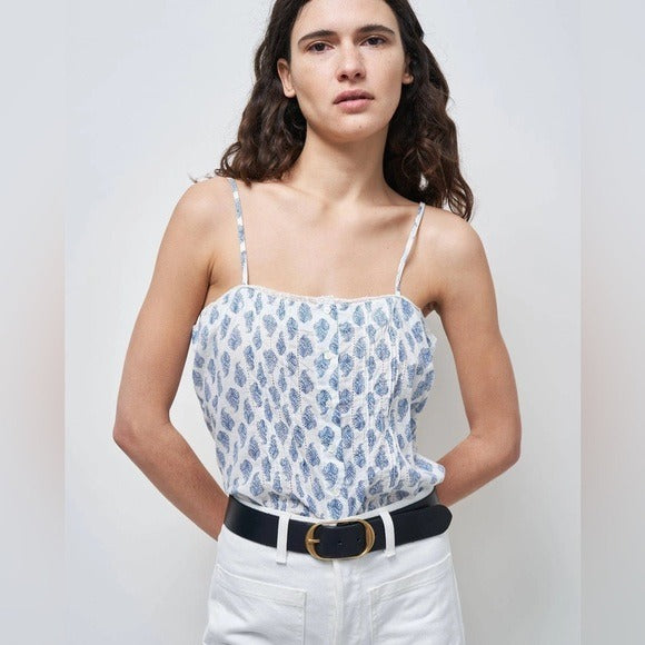 NILI LOTAN  Shelia Print Camisole Blouse Top