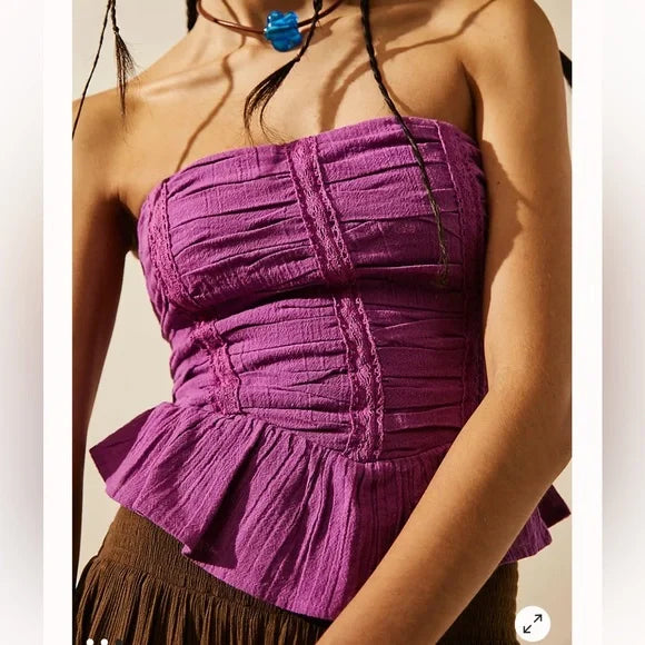Free People Free-est Fun In The Sun Tube Blouse Top