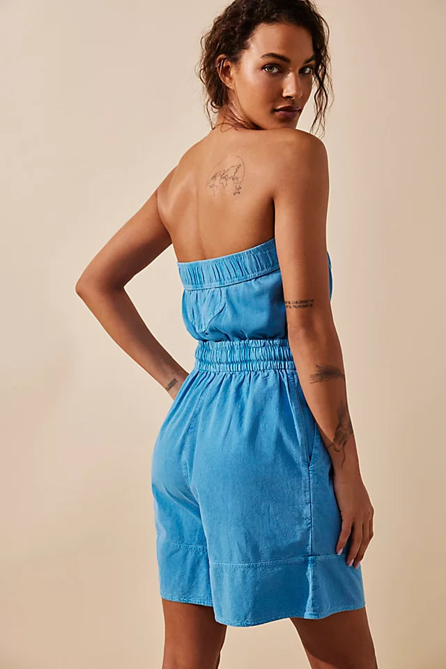 Free People FP Beach Akoi Tube Romper Dress