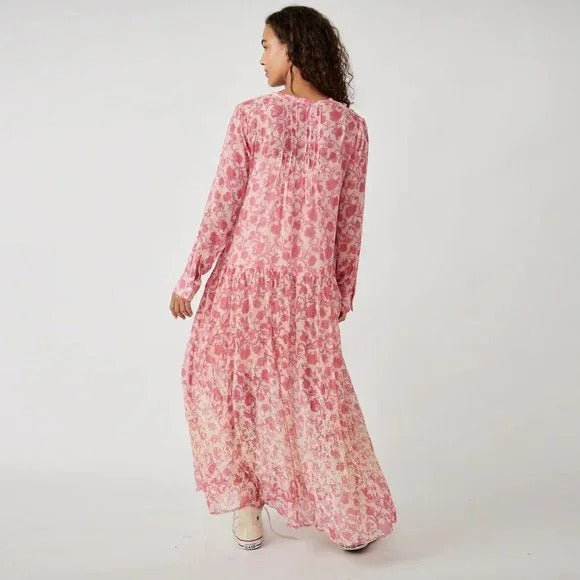 Free People See It Through Maxi Dress