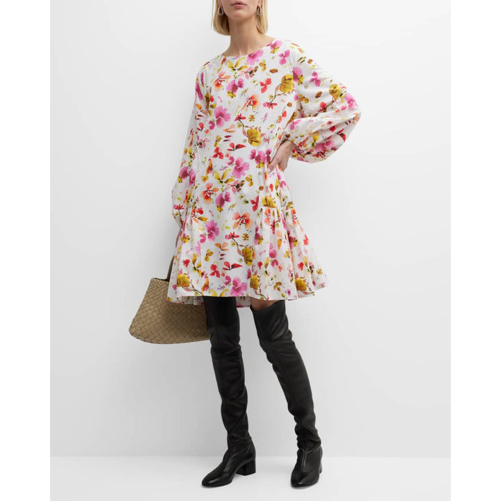 Merlette Byward Floral Printed Mini Dress