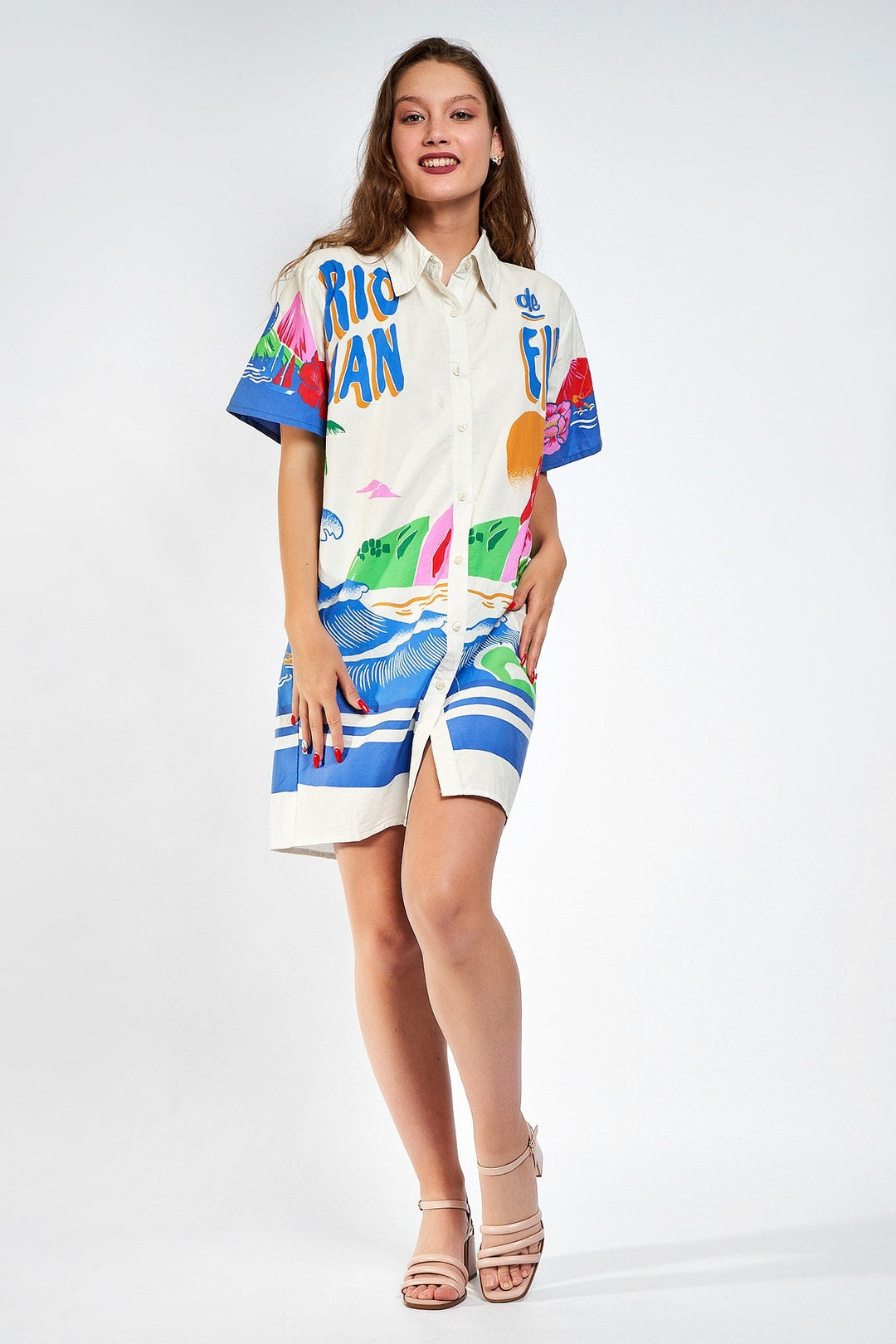 Farm Rio De Janeiro Shirt Tunic Top