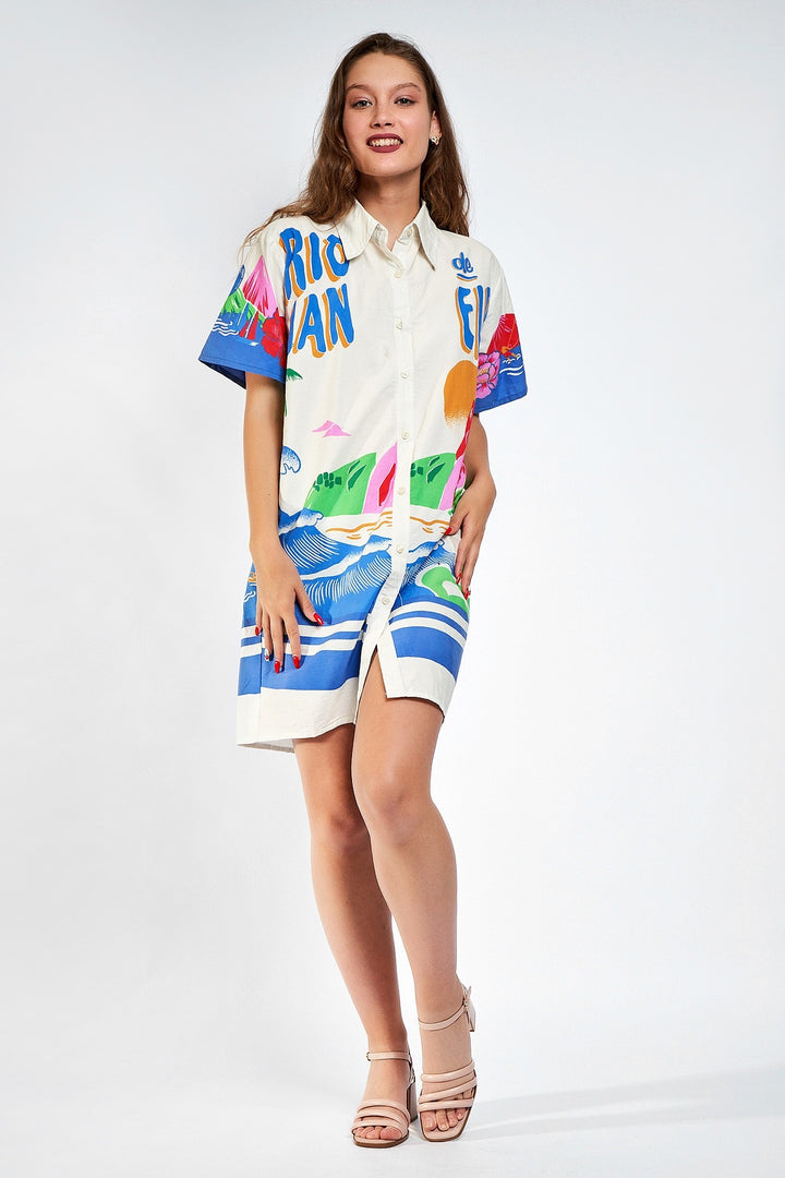 Farm Rio De Janeiro Shirt Tunic Top