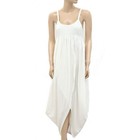 Anthropologie Asymmetrical Slip Maxi Dress