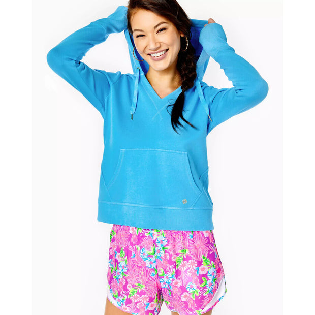 Lilly Pulitzer Luxletic Carrie Pullover Hoodie Top