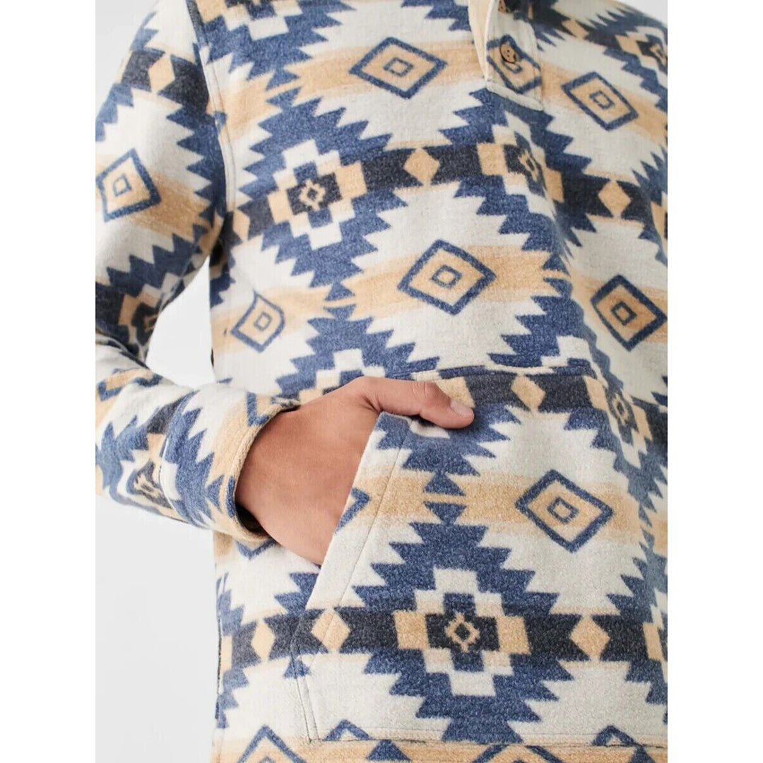 Faherty Men's DGF Knit Pacific Hoodie Pullover