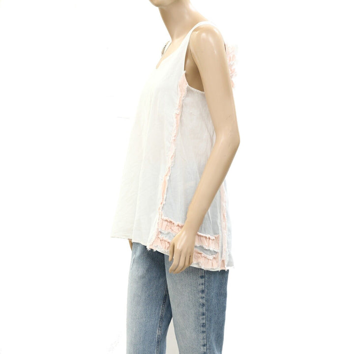 Odd Molly Anthropologie Ruffle Tank Top