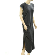 Daily Practice by Anthropologie Stripe-Trim Midi Dress