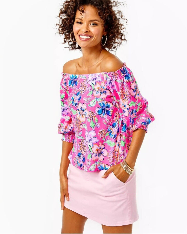 Lilly Pulitzer Lessa Blouse Top