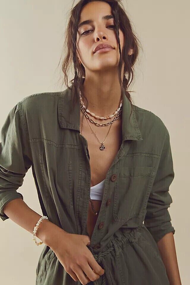 Free People Quinn Coveralls Jumpsuit