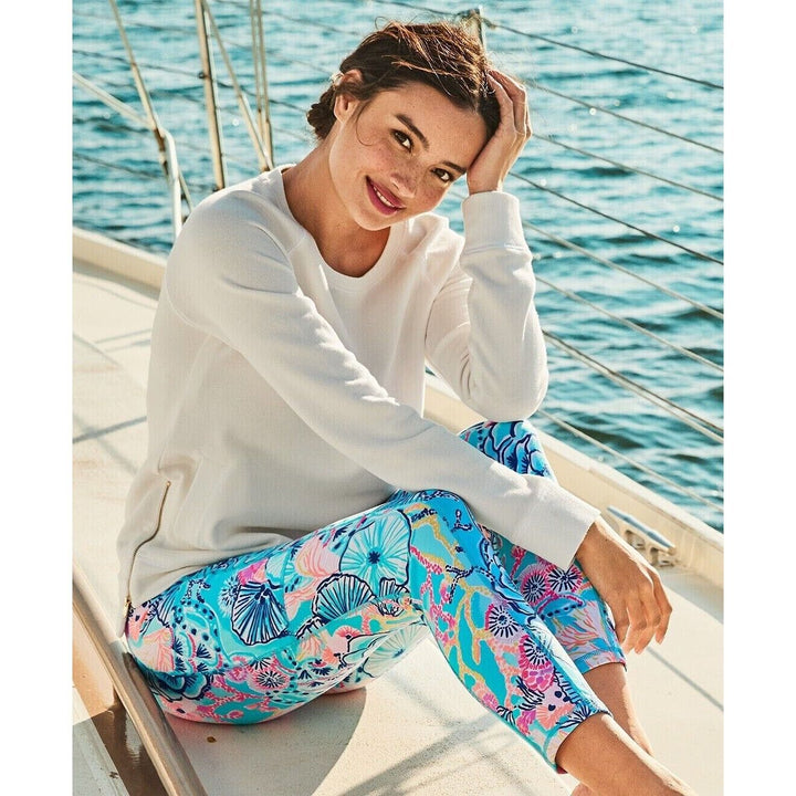 Lilly Pulitzer Luxletic Beach Comber Pullover Tunic Top