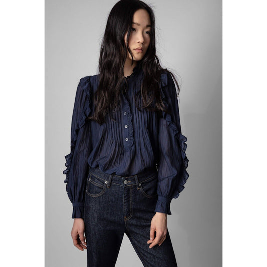 Zadig & Voltaire Timmy Tomboy Deluxe Shirt Tunic Top