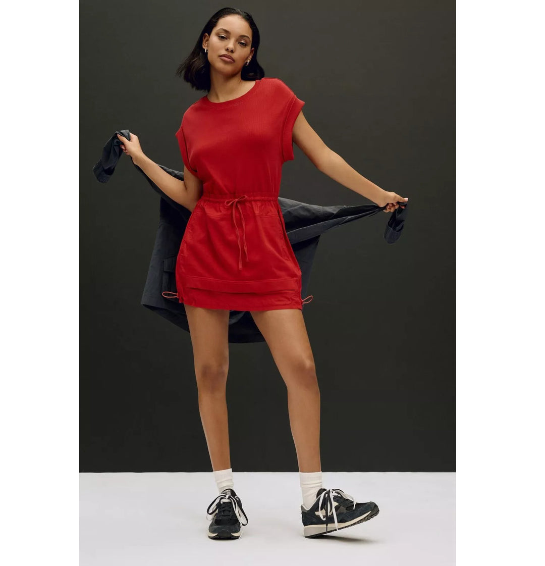 anthropologie red mini dress Red Mini Dress Anthropologie by Anthropologie