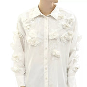 Anthropologie By Maeve The Bennet Buttondown Shirt Top