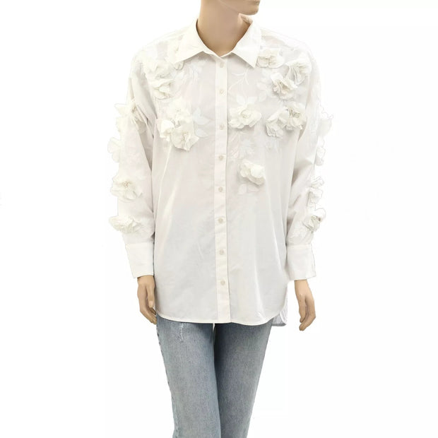 Anthropologie By Maeve The Bennet Buttondown Shirt Top