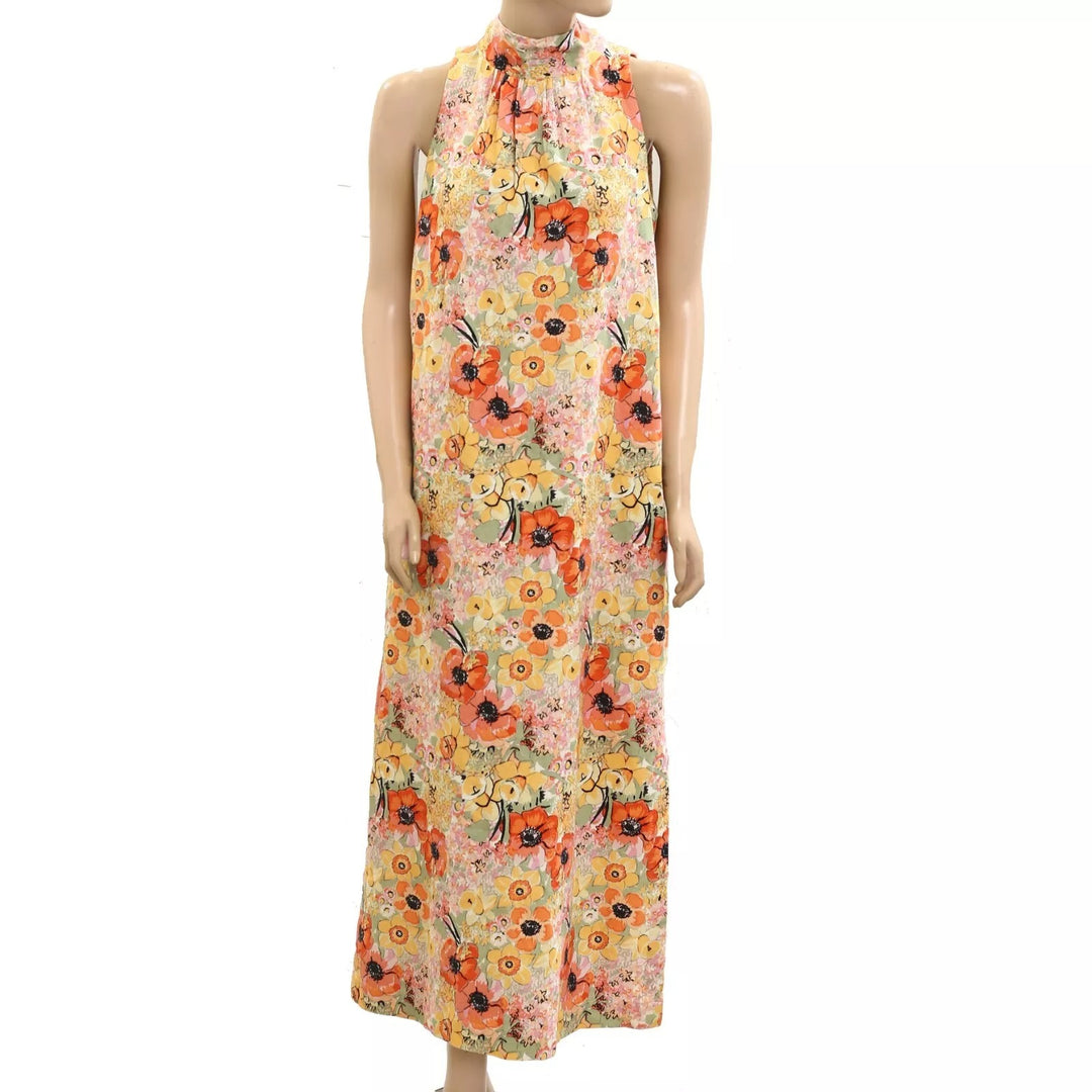 Frances Valentine Floral Printed Slim Maxi Dress – White Chocolate Couture Frances Valentine Floral Printed Slim Maxi Dress – White Chocolate Couture