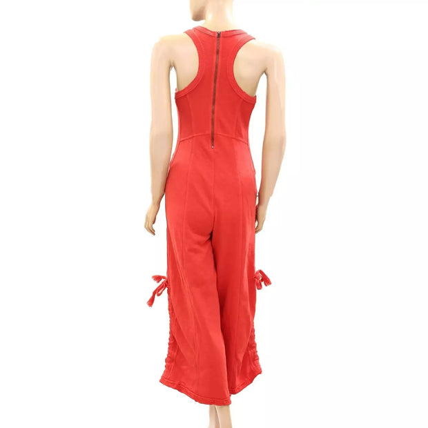 Daily Practice by Anthropologie Seamed Wide-Leg Jumpsuit Dress