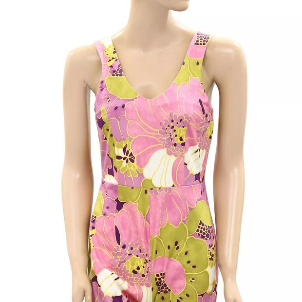 Frances Valentine Floral Printed Jumpsuit Dress