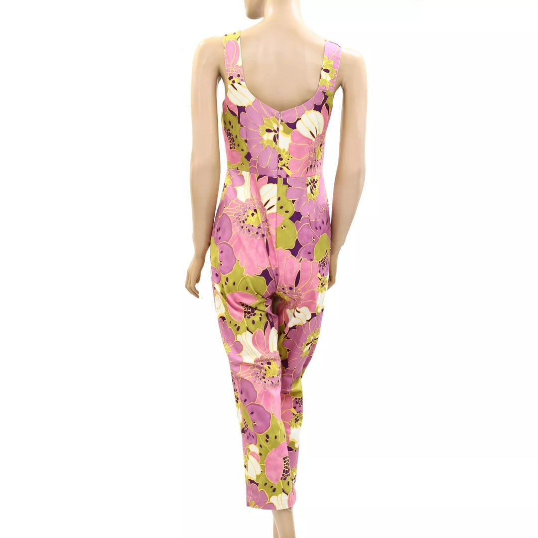 Frances Valentine Floral Printed Jumpsuit Dress