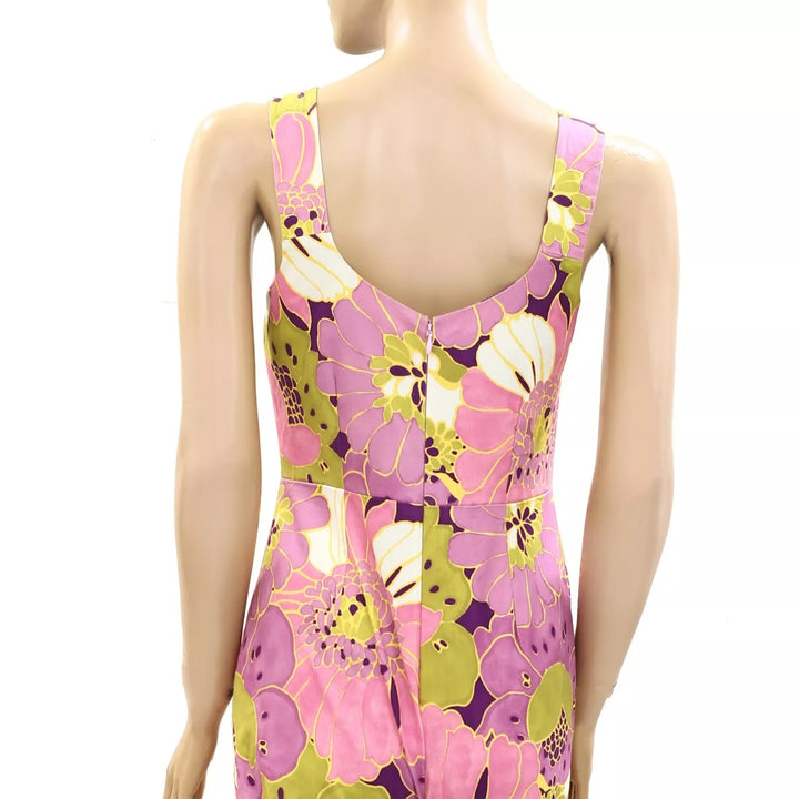 Frances Valentine Floral Printed Jumpsuit Dress