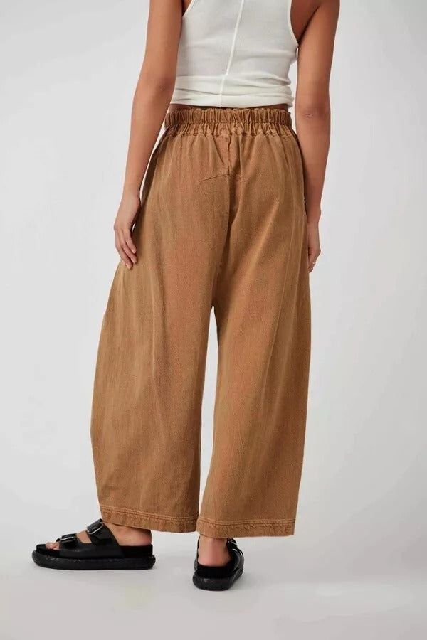 Free People Cool Harbor Wide-Leg Trousers Pants