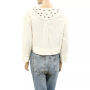 Intimately Free People Sweet As Roses Lounge Blouse Top