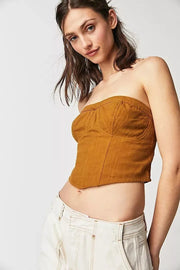 Free People Leilani Cropped Tube Top