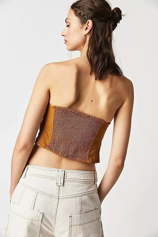 Free People Leilani Cropped Tube Top