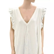 Anthropologie Pilcro Godet Trapeze Flutter Tank Tunic Top