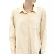 Free People Buttondown Shirt Tunic Top