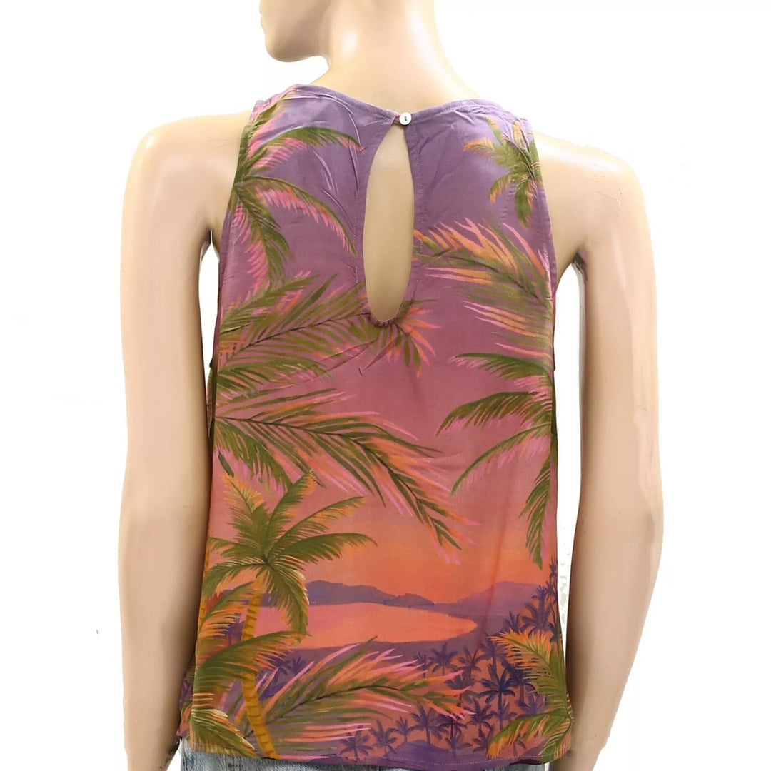 Farm Rio Anthropologie Regatta Sossego Tank Blouse Top